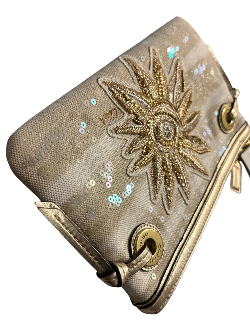 RARE Coach Audrey sun wristlet NWT
